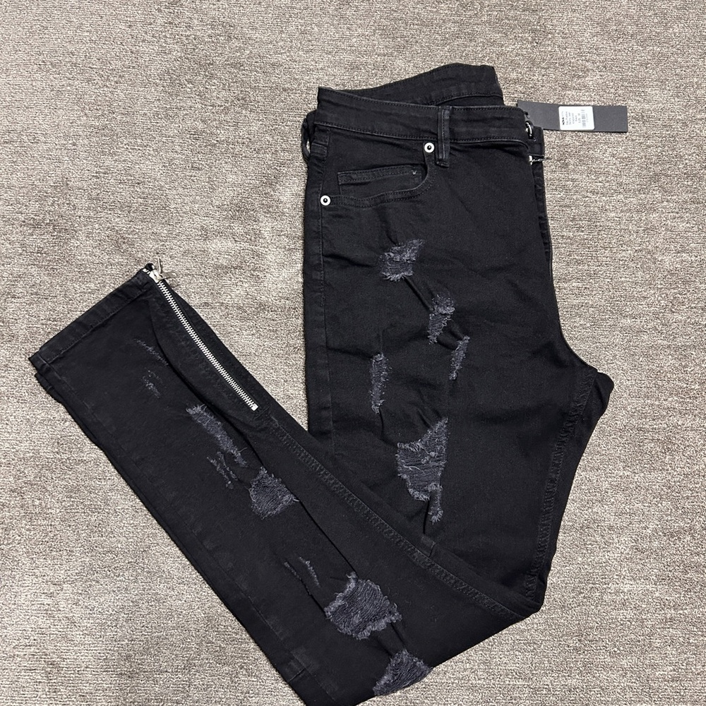 Fashion Nova Men's Charcoal Skinny Jeans “New”